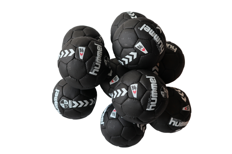 Softhandball Grösse 0 (46cm), schwarz – 10er Set