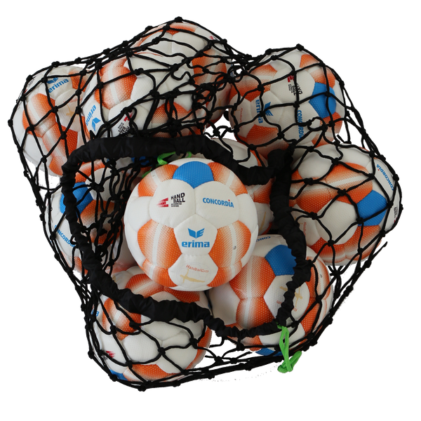 Ballon de softhandball 54cm, HandballGym – Lot de 10 pièces avec filet de ballons