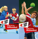 Faltflyer "Spielregeln Softhandball und Minihandball"