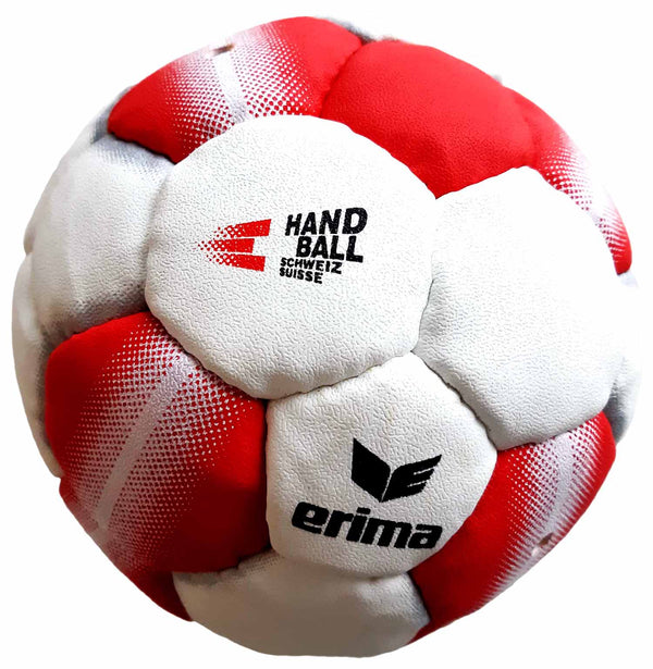 Ballon de softhandball 42cm, rouge/blanc